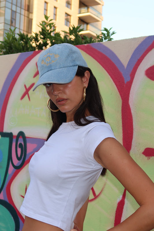 Magen David Denim Hat